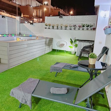 Big Villa Puerto Rico Streetfront With Private Saltwater Jacuzzi Pool, Bbq, Kitchen & 3 Terraces Near Shopping Center Puerto Rico (Gran Canaria) Dış mekan fotoğraf